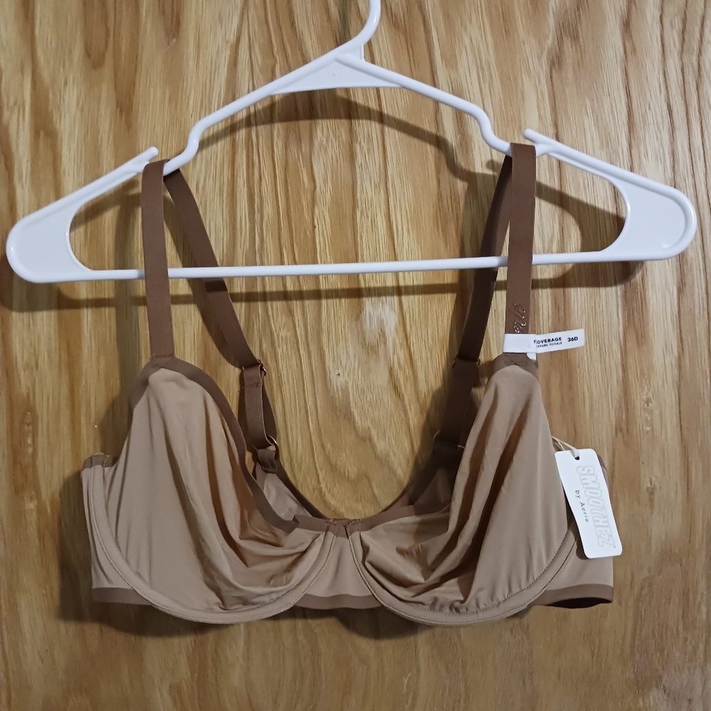 Smoothez By Aerie Full Coverage Nude Women's Underwire Bra 36D- NWT